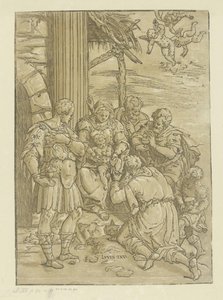 Tilbedelse av kongene av Andrea Andreani