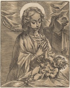 Madonna og barn, 159193. av Andrea Andreani