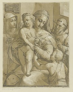 Maria med Kristusbarnet av Andrea Andreani