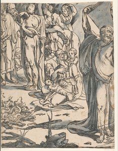 Moses bryter lovens tabeller (del to) av Andrea Andreani