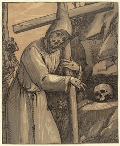 Den hellige Frans av Assisi, 1591. av Andrea Andreani