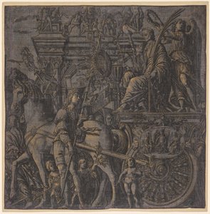 The Triumph of Julius Caesar: Caesar Triumphant av Andrea Andreani