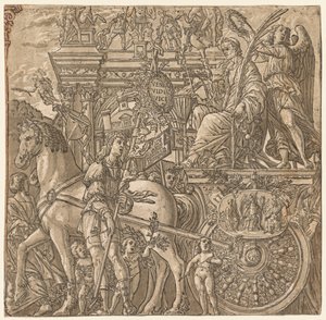 The Triumph of Julius Caesar: Caesar Triumphant, 1593-99. av Andrea Andreani