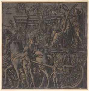 The Triumph of Julius Caesar: Caesar Triumphant, 1593-99. av Andrea Andreani