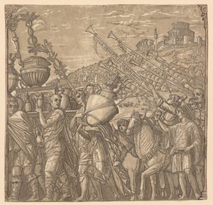 The Triumph of Julius Caesar: Soldiers Carrying Vases, 1593-99.