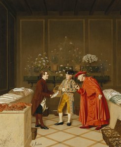 Fisk leverandør; Fiskeselgeren, av Andrea Landini