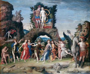 Parnassus av Andrea Mantegna