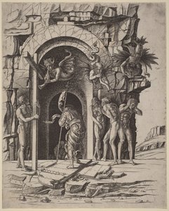 Nedstigning til Limbo av Andrea Mantegna