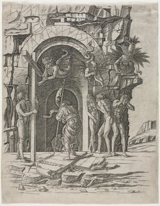 Nedstigning til Limbo, sent på 1460-tallet. av Andrea Mantegna
