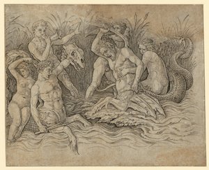Havgudenes kamp av Andrea Mantegna