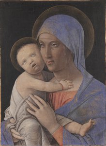 Madonna med barn, 1480. av Andrea Mantegna