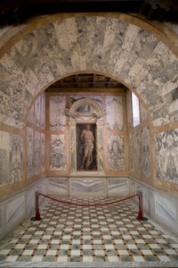 Den hellige Sebastian, ca. 1490 av Andrea Mantegna
