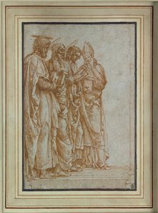 De hellige Peter, Paulus, Johannes evangelisten og Zeno av Andrea Mantegna