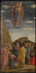 Ascension Triptych of the Uffizi Uffizi Tryptich, venstre panel, ca 1463-1464 av Andrea Mantegna