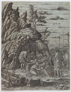 Gravleggingen av Andrea Mantegna