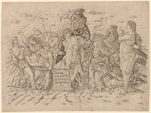 Gravleggingen av Andrea Mantegna