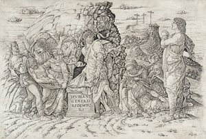 Gravleggelsen av Andrea Mantegna