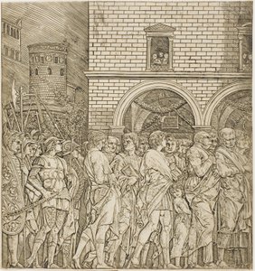 Senatorene, fra Triumph of Caesar av Andrea Mantegna