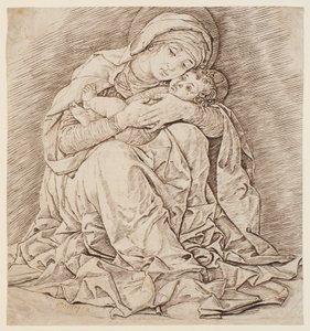 Jomfruen og barnet av Andrea Mantegna