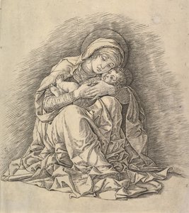 Jomfruen og barnet, ca. 1485-91. av Andrea Mantegna