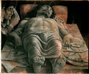 Den døde Kristus av Andrea Mantegna
