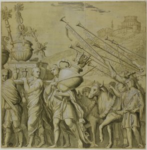 Julius Cæsars triumfer: Lerret nr. IV av Andrea Mantegna