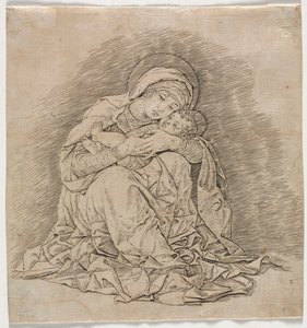 Jomfru og barn av Andrea Mantegna