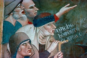 Fragment av en freske som viser dødens triumf, 1300-tallet av Andrea Orcagna