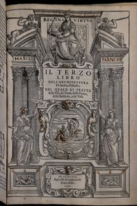 Side av det tredje av de fire bindene om arkitektur av Andrea Palladio