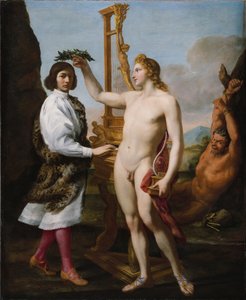 Marcantonio Pasqualini Kronet av Apollo