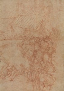 Slaget ved Spoleto av Andrea Vicentino after Titian