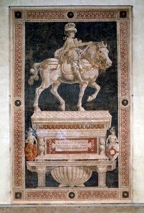 Ridemonument til Niccolo da Tolentino (frittstående freskomaleri