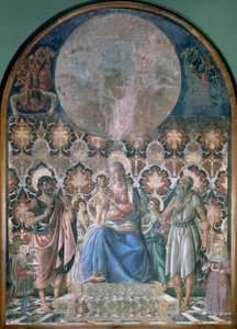 Madonna og barn med engler, c1443 av Andrea del Castagno