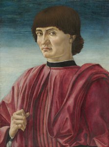 Portrett av en mann, ca. 1450 (tempera på panel) av Andrea del Castagno
