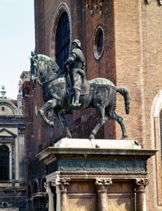 Rytterstatue av Condottiere Colleoni av Andrea del Verrocchio