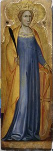 St. Katharine, ca. 1400 (tempera på poppeltre)