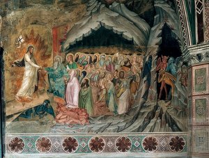 Kristi nedstigning i limbo. 1367-1369 av Andrea di Bonaiuto