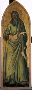 Apostelen Andrew, ca. 1370 (tempera på poppeltre) av Andrea di Bonaiuto fl.1343 77 Andrea di Bonaiuto fl.1343 77