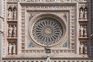 Rosevindu, Santa Maria Assunta-katedralen, Orvieto, Umbria, Italia