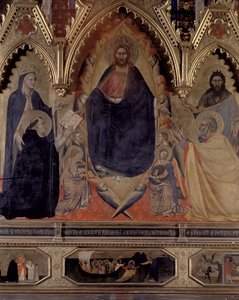 Strozzi-altertavlen, 1357 paneldetalj av 72246 av Andrea di Cione Orcagna