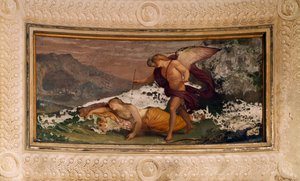 Fresco av Andrea Appiani (1754-1817), Villa Reale, Monza, Italia av Andrea the Elder Appiani