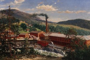 Embretsfoss fabrikk av Andreas Disen