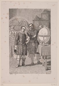 Christian IV på besøk til Tycho Brahe
