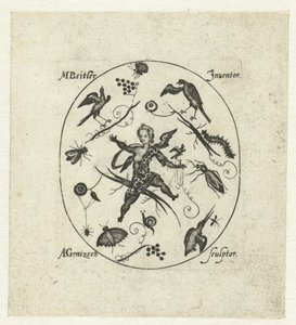 Ovaal met putto omringd door vogels, vlinders en insecten Moderne grotesken in de vorm van zwartornamenten (series title)   1368998   no       norwegian Successfully Translated  Original: Twee worstelaars Translat: Twee worstelaars 1331754 no norwegian Suc av Andreas Gentzsch