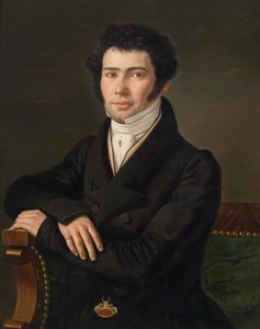 Portrett av Gaspari Spontini (1774-1851), operakomponist og generell musikksjef i Berlin av Andreas Hall