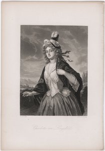 Charlotte von Lengefeld, 1850-årene av Andreas Johann Fleischmann