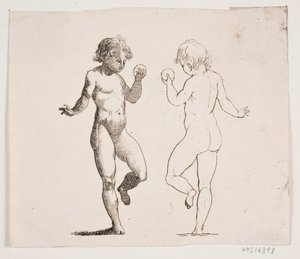 Dansende gutt av Andreas Lillienberg