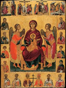 The Virgin and Child tronet, slutten av 1400-tallet.
