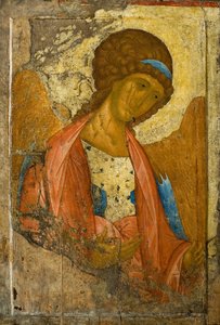 Erkeengelen Michael. Fra Deisus Chin (rad) (Zvenigorodsky)