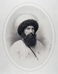 Portrett av imamen Shamil 1797-1871, 1859